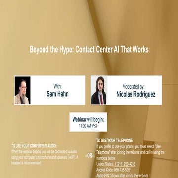 Beyond The Hype: Contact Center AI That Works