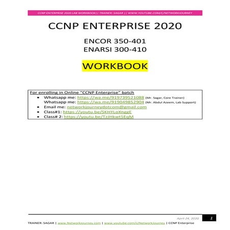 Ccnp enterprise workbook v1.0 ospf-updated