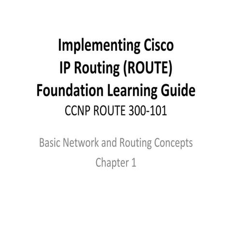 CCNP Route 