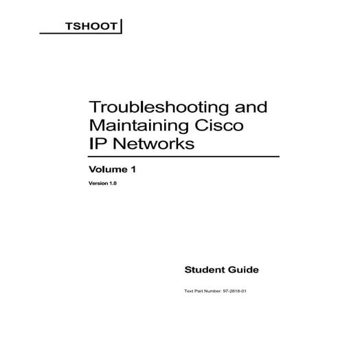 Ccnp tshoot 642 832 student guide