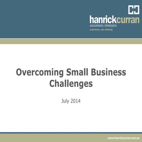 Overcoming Small Business Challenges