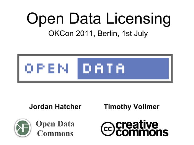CC and OKF presentation at OKCon 2011