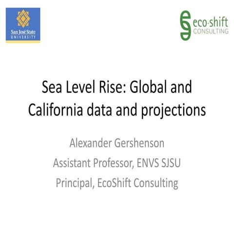 Sea Level Rise in the Pacific | PPTX