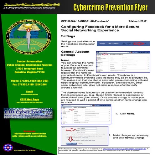 Configuring Facebook for a More Secure Social Networking Experience