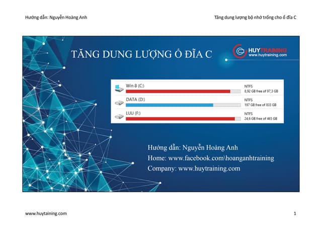 Các phương án giảm tải cho ổ cứng c