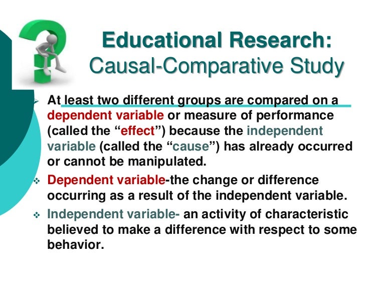 causal comparative study