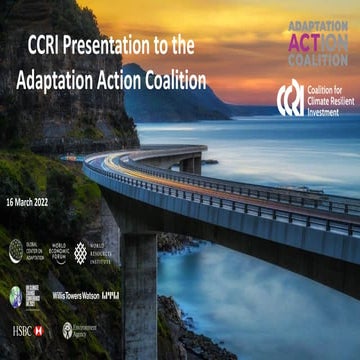 CCRI Presentation to the Adaptation Action Coalition