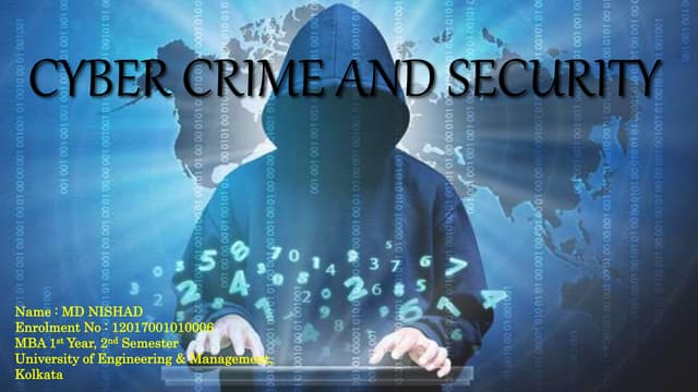 Cyber Crime and Security