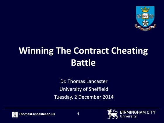 Contract Cheating and Unauthorised Homework Assistance through Reddit ...