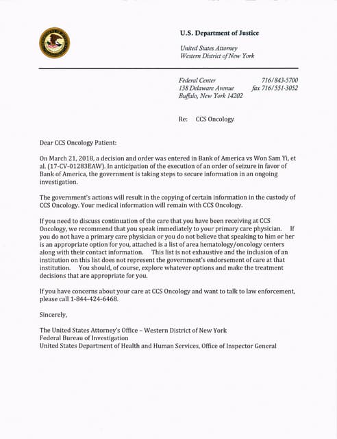 Sexton letter | PDF