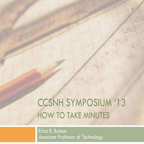 All About Meeting Minutes 