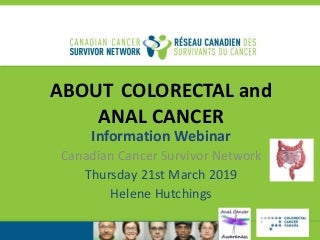 Anal & Colorectal Cancer