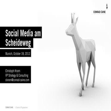 Social Media am Scheideweg 