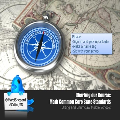 Charting our Course in Math Common Core