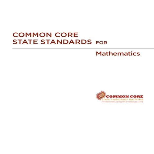 Ccssi math standards