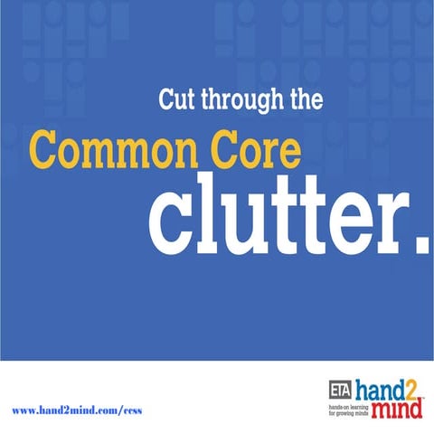 Cut Through the Common Core Clutter