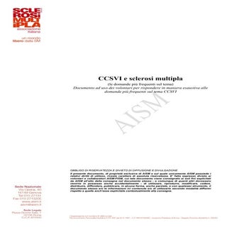 CCSVI e la Sclerosi Multipla 2012
