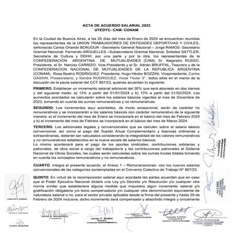 NUEVO ACUERDO CON UTEDYC PARA LA ESCALA SALARIAL DE ENERO Y FEBRERO ...
