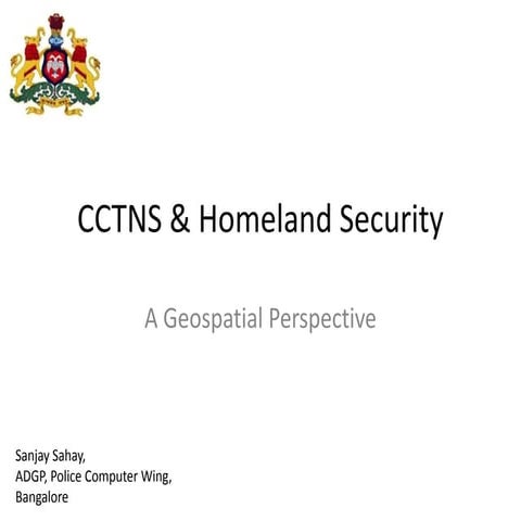 CCTNS & Homeland Security