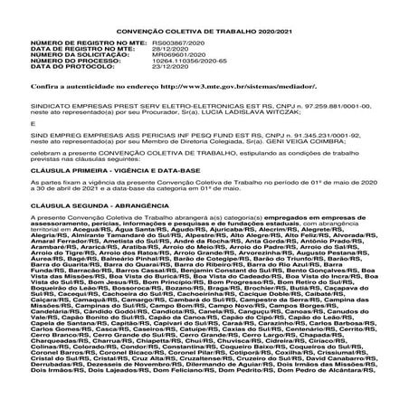 Convenção Coletiva Sindat