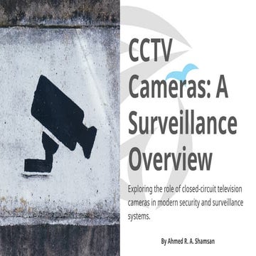 the CCTV Cameras A Surveillance Overview