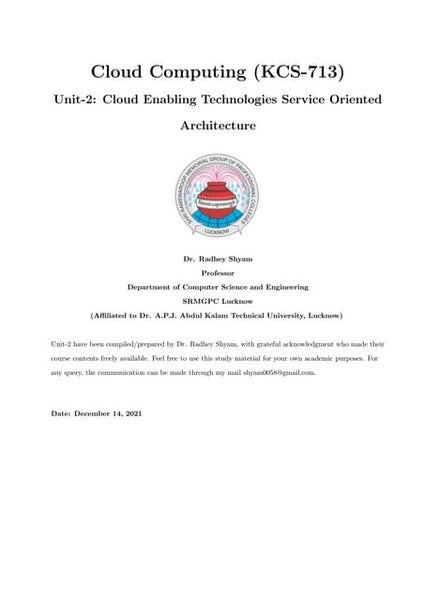 2. Distributed Systems Hardware & Software concepts