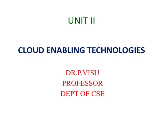 Cc unit 2 ppt