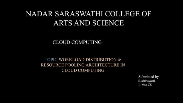 Workload-Distribution-and-Resource-Pooling-Architecture