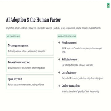 AI Adoption & the Human Factor: A CHRO Quick Guide | PDF