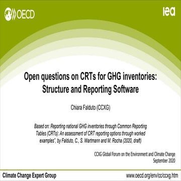 CCXG Forum, September 2020, Chiara Falduto