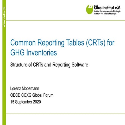 CCXG Forum, September 2020, Lorenz Moosmann