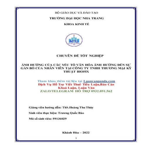 Các yếu tố Văn Hóa Ảnh Hưởng đến Sự Gắn Bó Của Nhân Viên tại công ty