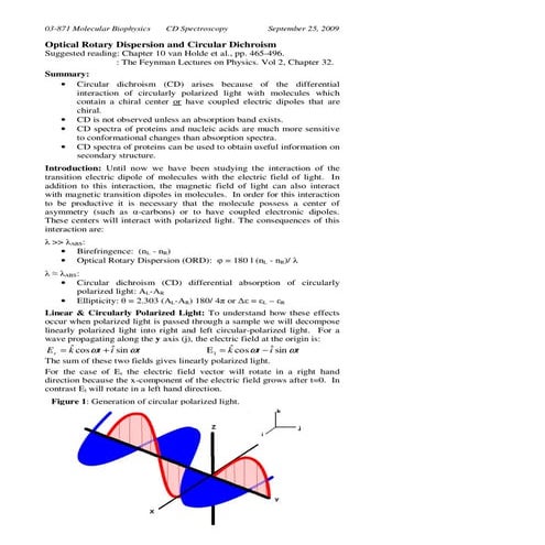 Optical rotatory dispersion | PPT