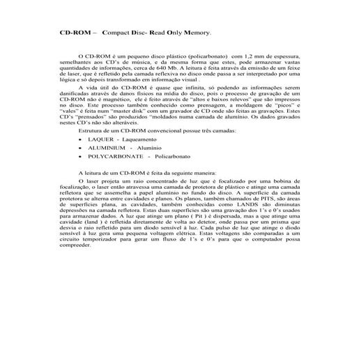 Cd rom | PDF