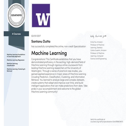Coursera Machine Learning