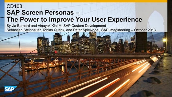 Cd108   sap personas