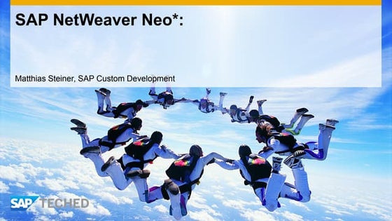 SAP NetWeaver Neo*: Community-Driven Development