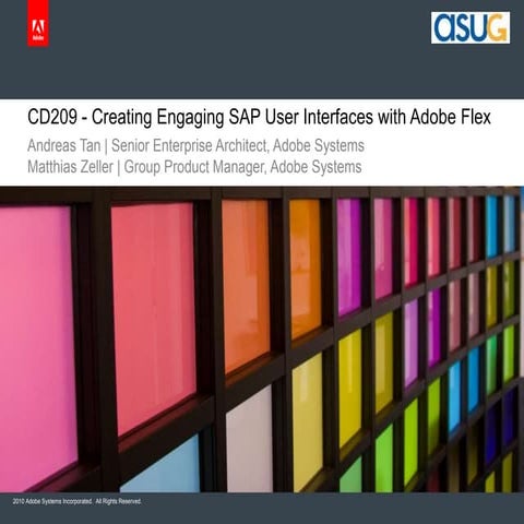 Creating Engaging SAP User Interfaces with Adobe Flex