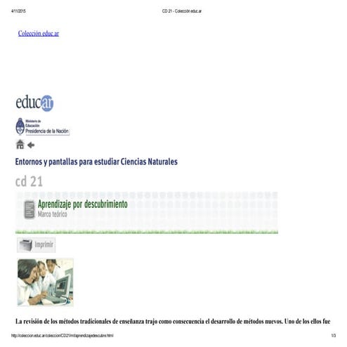 Cd 21   colección educ.ar