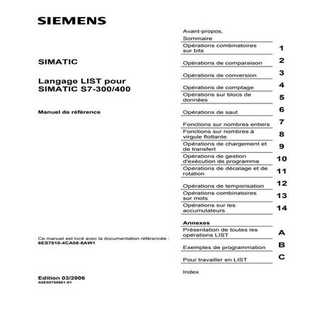 Cd 2 _manuals_francais_step 7 - list pour s7-300 et s7-400