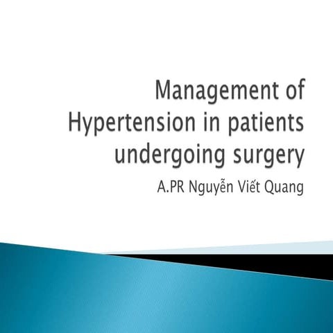 intraoperative hypertension | PPTX