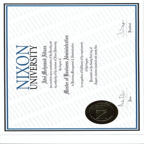 MBA Certificate | PDF
