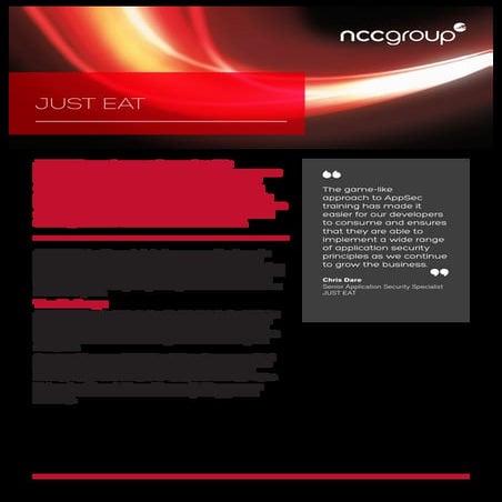 Just Eat Codebashing Case Study | PDF