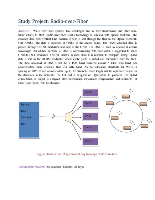 Study Project Abstract | PDF