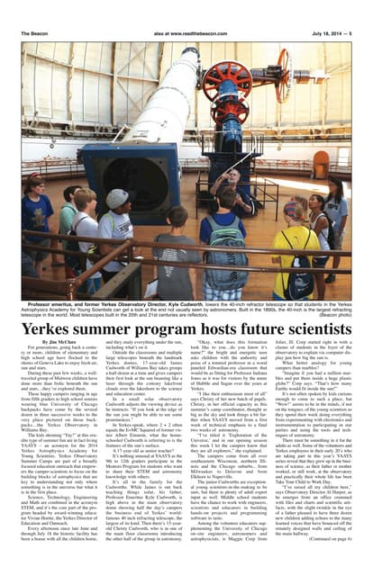 YAAYS Beacon Article