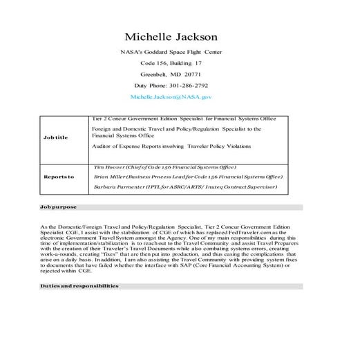 Michelle Jackson Job Description_revised2015