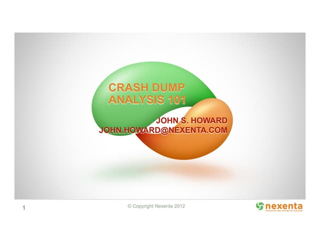 Crash Dump Analysis 101