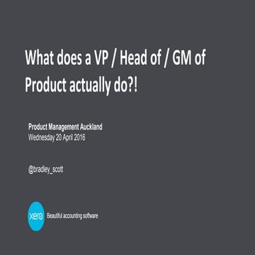 What does a GM of product do anyway-