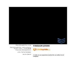 Internship report_Vikram