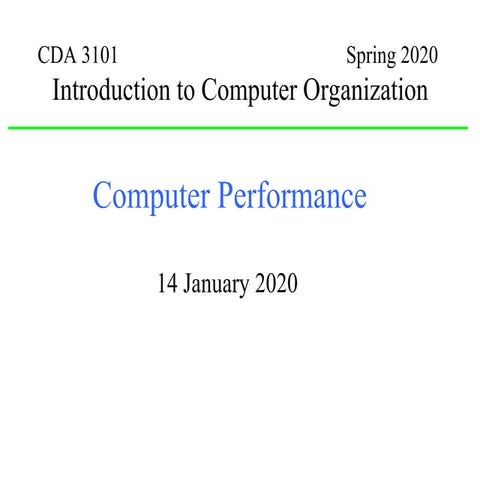 Introduction to MIPS Computer Architecture